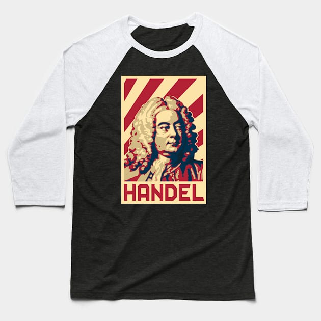 Handel Retro Baseball T-Shirt by Nerd_art